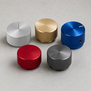 Perilla de Control de Aluminio Anodizado Fabricada a Medida Según Diseño OEM para Equipos de Audio y Paneles de Control de Instrumentos - Product Image 4