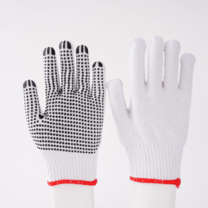 High Quality New 2026 PVC Dotted Cotton <b>Gloves</b> 10mil Thick <b>Silicone</b>-free for Automotive Detailing and Maintenance OEM Service - Product Image 5