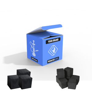 Narguilé de qualité supérieure charbon de bois de coco Shisha briquette de charbon de bois 100% naturel charbon de noix de coco Indonésie OEM marque privée - Product Image 1