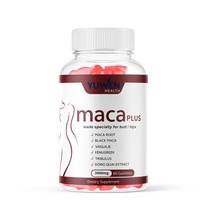 Complément alimentaire naturel OEM pour adultes : Gommes de MACA, Ashwagandha et Panax pour l'élargissement et le lifting des hanches