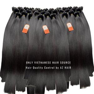 Vente en gros d'extensions de cheveux humains vierges naturels noirs droits vietnamiens originaux - Product Image 2