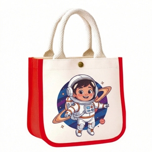 Bolsa de lona de algodón resistente para niños, muy demandada, para libros escolares, juguetes y viajes, disponible entre los más vendidos. - Product Image 1