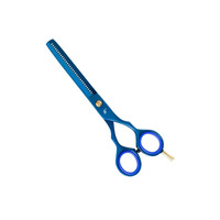 Tijeras de Peluquería Profesionales Japonesas de Acero Inoxidable, Hoja Afilada, Ligeras, 28 Dientes, Mango Largo, para Diestros, de Gervet