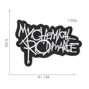 2026 Eco-Friendly <b>Punk</b> Style Iron-On Embroidered Custom Logo Word <b>Patches</b> with Nonwoven Felt Fabric Star Shape for Hats Clothes - Product Image 4