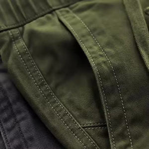 Custom Logo Men Mid Waist Midweight <b>Cargo</b> Jogger <b>Pants</b> with Multi-Pockets New Arrival Outdoor Casual <b>Work</b> <b>Pants</b> with Zipper Fly - Product Image 2