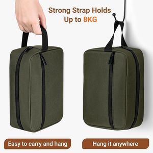 Borsa da Toilette Leggera Elviros per Donne e Uomini, Pratico Organizer da Viaggio per il Trucco - Product Image 2