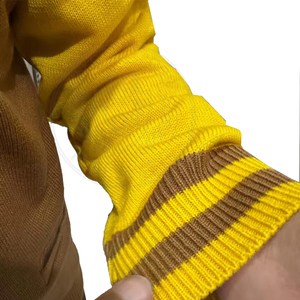 Cárdigan Sorority para Mujer, Suéter de Manga Larga con Rayas de Color en Contraste, Estilo Casual, Corte Regular, para Todas las Temporadas, Ropa Escolar y Universitaria - Product Image 6
