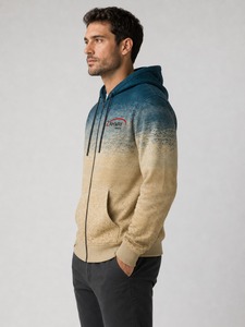 Sweat-shirt à capuche zippé personnalisé pour homme, mélange de coton, fermeture éclair intégrale, vêtements de sport décontractés pour l'extérieur, veste à capuche, nouveau style du fabricant - Product Image 2