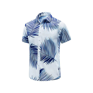เสื้อเชิ้ตชายคุณภาพสูง ลายพิมพ์ชายหาด สไตล์ลำลอง ติดกระดุม ยืดได้สี่ทิศทาง เสื้อฮาวายชายหาดลายพิมพ์ - Product Image 6