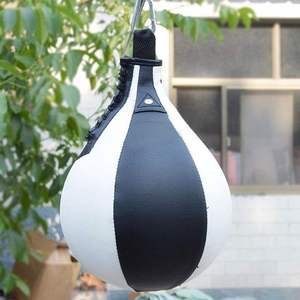 Saco de Boxeo Profesional de Alta Resistencia, Bola de Velocidad de Cuero y Cuero Sintético Ecológico, Altura Ajustable, Entrenamiento de MMA, Personalizable - Product Image 6