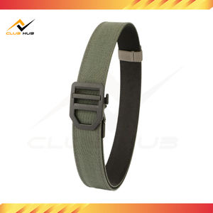 เข็มขัดผู้ชายขายดีที่สุด แบบหนา ทนทาน สองชั้น เป็นมิตรกับสิ่งแวดล้อม ปรับได้ สายรัดไนลอนลายพราง ระบบรัดแบบแร็ทเช็ต โลหะผสม สำหรับการยิงปืน - Product Image 4