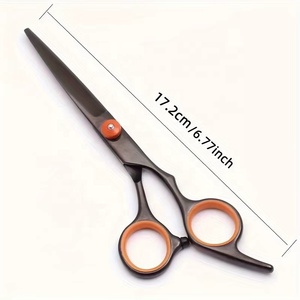 Kit de Coiffure Professionnel pour Salon de Barbier avec Peigne et Ciseaux, Rasoir de Beauté à Lame en Acier Inoxydable, Ensemble de Ciseaux à Effiler - Product Image 3