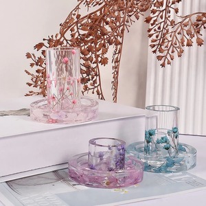 Resin Party <b>Candle</b> Stand Restaurant Wedding Night Life Crafts <b>Candle</b> Stand Sturdy and Attractive Base for Holding <b>Candles</b> - Product Image 3