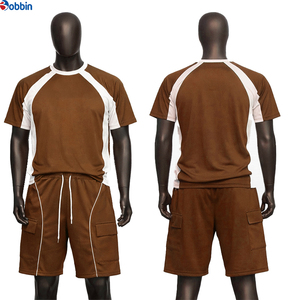 BOBBIN INDUSTRIES Conjuntos de Shorts Cargo de Verano Cómodos, Transpirables y de Secado Rápido, Tallas Grandes, Unisex, Colores Sólidos, Logotipo Personalizado en la Parte Delantera - Product Image 6