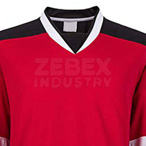 ราคาขายส่ง เสื้อฮอกกี้น้ำแข็งรุ่นใหม่ล่าสุด บริการ OEM ออกแบบเองได้ ผลิตจากโพลีเอสเตอร์ 100% แห้งเร็ว สำหรับผู้ชาย ขายดีที่สุด - Product Image 4