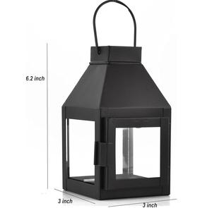 Mini Linterna Tradicional de Metal, Linterna Colgante para Decoración de Hogar, Jardín, Bodas y Navidad, para Uso en Interiores y Exteriores - Product Image 4