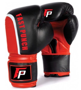 ถุงมือชกมวยแบบกำหนดเอง Fast Punch สีดำ ถุงมือฝึกซ้อมชกมวย 16 ออนซ์ หนัง PU ถุงมือชกมวยปรับแต่งได้ ถุงมือฝึกซ้อม - Product Image 3