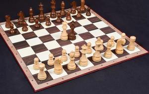 ชุดหมากรุก Staunton รุ่น Tournament Series พร้อมตัวหมากรุกเยอรมัน Knight ทำจากไม้ Sheesham และ Boxwood สูง 3.75 นิ้ว ราคาดีที่สุด - Product Image 2