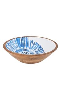 Ensaladera de Madera de Acacia Ecológica con Diseño de Ondas, Impresa en Esmalte, Gran Capacidad, Apta para Lavavajillas, Color y Logotipo Personalizables, Lodi Impex - Product Image 3