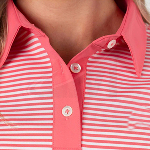 Camiseta Polo Informal de Algodón para Mujer, Manga Corta, Corte Regular, Tejido Transpirable y Suave, Estilo Casual Elegante para Uso Diario de Verano - Product Image 4
