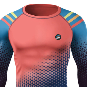 Rashguard professionnel respirant 220g à manches longues pour tous les sports et activités de plein air, unisexe, Spandex/Polyester - Product Image 2