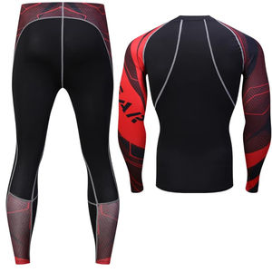 Conjunto Deportivo de 2 Piezas para Hombre, Ropa Deportiva sin Costuras, Impermeable, Transpirable, Ecológica, para Gimnasio y Uso Diario, Diseño Sólido Frontal, Alta Calidad - Product Image 3