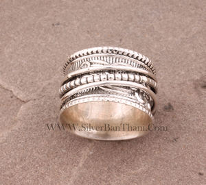 Anillo de Plata de Ley 925 al por Mayor, Anillo Liso de Alta Calidad Pulido S925, Anillo de Dedo con Flor, Joyería de Boda para Mujeres y Hombres - Product Image 4