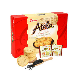 LIBRA ATELA, galletas crujientes de sésamo, 342G, HALAL ISO, bolsita de sabor dulce, embalaje, producto FMCG, Vietnam, buen precio - Product Image 2