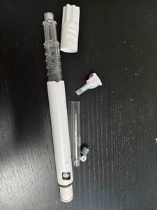 Pena injeksi 80 IU, dapat dipakai ulang logam dengan jarum dan instrumen pelindung & Perawatan infusi tanpa kartrid - Product Image 2