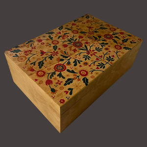 Caja de Madera Impresa a Todo Color, Caja de Joyería Creativa, Caja de Almacenamiento de Madera Impresa para Empaque de Marca, Accesorio al por Mayor - Product Image 1