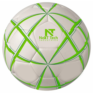 Balón de entrenamiento de fútbol Next Tech Industries, material PU, para fines de entrenamiento, con diseño personalizado y logotipo personalizado - Product Image 1