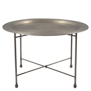 Premium Handmade <b>Gold</b> Metal Coffee <b>Table</b> with Natural Marble Top for Luxury Home Decor - Product Image 3