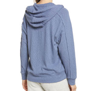 Sweat à capuche décontracté pour femme avec poche kangourou, manches longues, coupe ample confortable, en molleton doux 2026 - Product Image 2