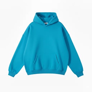 Custom Logo Streetwear Pullover Heavyweight Oversized Hoodie No <b>Strings</b> Drop Shoulder <b>Hoodies</b> 100% Cotton Autumn - Product Image 6