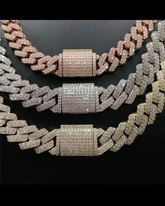 Diamond <b>necklace</b> 925 <b>sterling</b> <b>silver</b> moissanite round cut elegant jewelry radiant sparkle timeless brilliance stylish adornment - Product Image 6