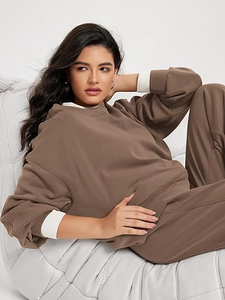 Sudadera de Mujer de Manga Larga de Algodón con Logotipo Personalizado de Alta Calidad, Transpirable, Sostenible, Informal, Lisa - Product Image 5