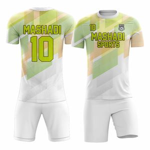 Adult Soccer Club Teams Uniform Sets Breathable 100% Polyester Sublimated Printed Short Sleeve Custom Logo Anti-Bacterial UV - Product Image 4