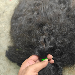 Cheveux humains indiens 100% naturels en vrac, cuticules alignées, sans nœuds, qualité premium, double trame, noir naturel, marque Perm SV3 - Product Image 5