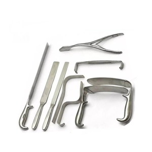 Juego de Instrumentos Quirúrgicos de Alta Calidad para Glúteos, 9 Piezas, Juego de Cirugía Plástica y ORL, Acero Inoxidable Alemán, Kit Quirúrgico Reutilizable Manual Clase II - Product Image 1
