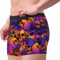 Boxers pour hommes en sublimation en gros, sous-vêtements respirants imprimés sur mesure avec ceinture flexible, fabricant, fournisseur, OEM