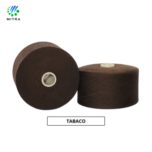 Hilo Mezclado Mitra Black Raw Core Spun Open End Spinning Teñido en Cono Ne4.5S-Ne10s para Calcetines - Product Image 4