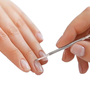 Pousse-cuticules professionnel double face à pointe fine, outil de pédicure pour le nettoyage et l'élimination des cuticules des ongles - Product Image 2
