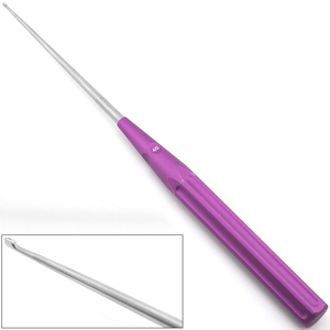 ปลายเครื่องมือขูดกระดูกสันหลังแบบออร์โธปิดิกส์ ขนาด 2.5x4 มม. # 000 4/0 13.75" สีม่วง - Product Image 1
