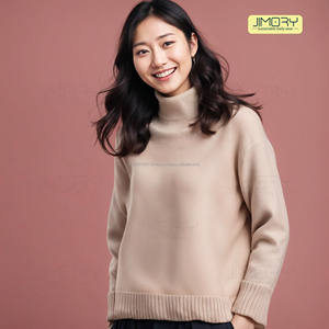 เสื้อผ้าถักนิตติ้งผ้าฟลีซเนื้อผ้าฝ้ายแท้ 100% สำหรับผู้หญิง รุ่นล่าสุดปี 2019-2025 สไตล์ญี่ปุ่น สำหรับตลาดญี่ปุ่น - Product Image 6