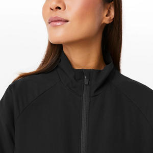 Customized Women's Warm Fleece Medical <b>Scrub</b> Jacket With Full Zip And Multiple Pockets In Various Style Available At Now - Product Image 2