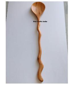 Grand ensemble de saladiers en bois de teck, écologiques, résistants à la chaleur, antiadhésifs, lavables au lave-vaisselle, ustensiles de cuisine pour cuisiner et servir - Product Image 3