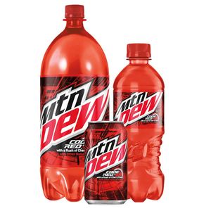 Boissons gazeuses fruitées Mountain Dew Code Red à la cerise, lot de 24 canettes en aluminium de 355 ml, rafraîchissantes, en gros - Product Image 3