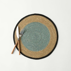<b>Farmhouse</b> Woven Placemat Decorative <b>Dining</b> <b>Table</b> Mat Modern <b>Rustic</b> Woven Placemat Sustainable <b>Dining</b> Decor OEM ODM Wholesale - Product Image 5
