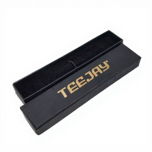 Caja de pinzas de cartón negra opaca para 1 espejo de cejas, con logotipo personalizado y color, gran oferta, envío rápido - Product Image 6