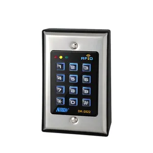 DK-2822A kontrol akses Keypad Output ganda baja tahan karat Wiegand Keypad akses Alarm Output dengan pembaca kartu